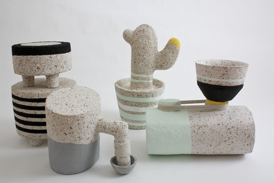 Or Something In Between: Or Something In Between is a collection of forms that inhabit the blurred zone where designed objects become art and vice versa, sometimes seeming to be representational or functional and sometimes not.
Dear Human’s current methods of making objects and the unconventional place in the world where they belong was the inspiration for Or Something In Between.
The project will be exhibited at the Canadian Clay and Glass Gallery in Waterloo, Ontario from July 10th to September 4th, 2016. Or Something In Between: Or Something In Between is a collection of forms that inhabit the blurred zone where designed objects become art and vice versa, sometimes seeming to be representational or functional and sometimes not.
Dear Human’s current methods of making objects and the unconventional place in the world where they belong was the inspiration for Or Something In Between.
The project will be exhibited at the Canadian Clay and Glass Gallery in Waterloo, Ontario from July 10th to September 4th, 2016.