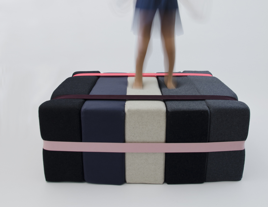 Soft Raft / Ottoman-Bed: The Soft Raft is another model of our nomadic furniture series. Like the Sweet Seat, this ottoman seat accordions open into a full-length single bed.
Ottoman Dimensions:
92 cm X 102 cm x 37 cm
36" x 40" x 14.5"
Mattress Dimensions:
92 cm x 184 cm x 20.4 cm
36" x 72.5" x 8"
If you would like to receive specs and colour-ways, fill in the form below Soft Raft / Ottoman-Bed: The Soft Raft is another model of our nomadic furniture series. Like the Sweet Seat, this ottoman seat accordions open into a full-length single bed.
Ottoman Dimensions:
92 cm X 102 cm x 37 cm
36" x 40" x 14.5"
Mattress Dimensions:
92 cm x 184 cm x 20.4 cm
36" x 72.5" x 8"
If you would like to receive specs and colour-ways, fill in the form below